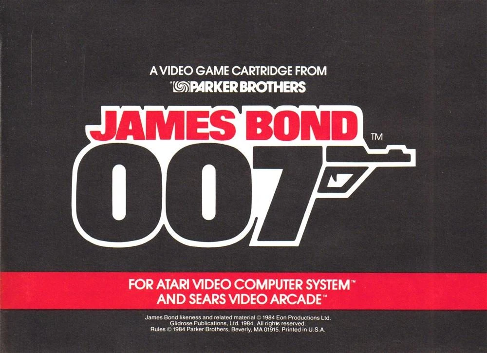 007 James Bond box art