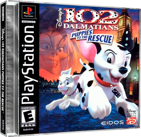 102 Dalmatians Puppies to the Rescue box art