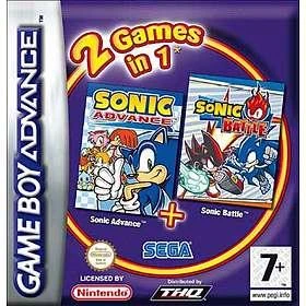 2 Games in 1: Sonic Advance & Sonic Battle box art