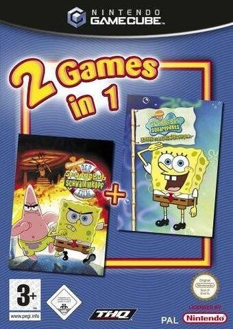 2 Games in 1: SpongeBob box art