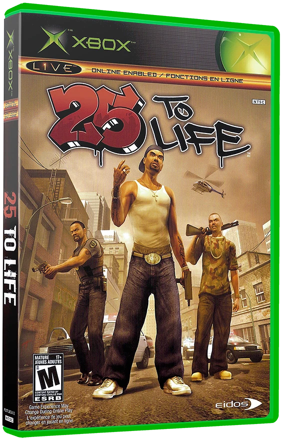 25 to Life box art