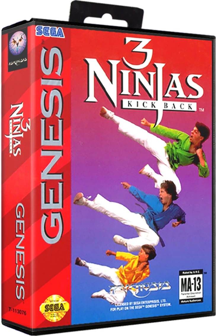 3 Ninjas Kick Back box art