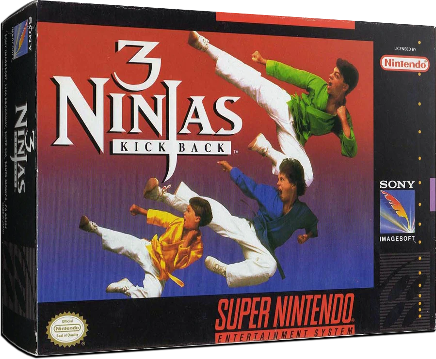3 Ninjas Kick Back box art