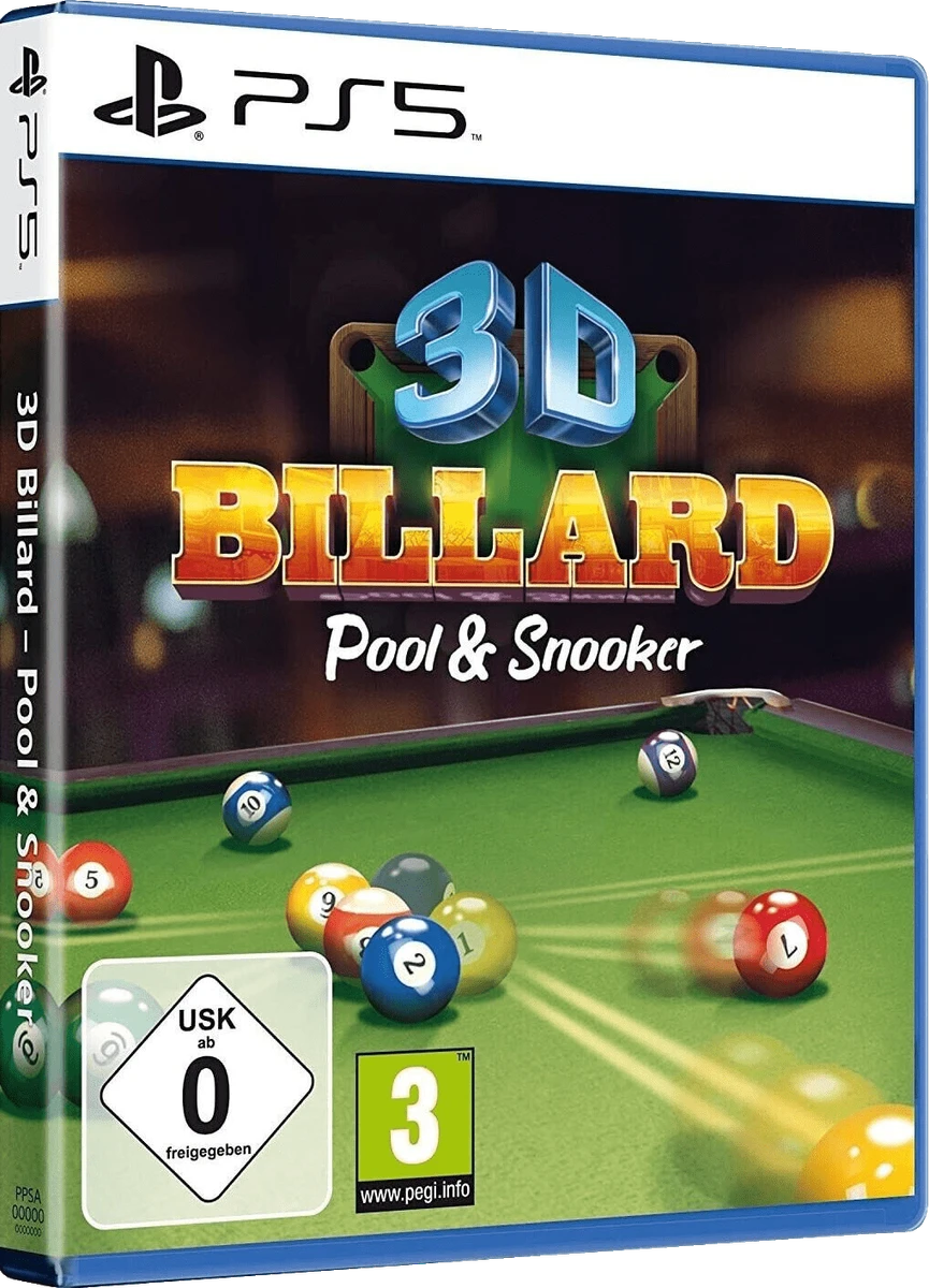 3D Billiards: Pool & Snooker Remastered box art