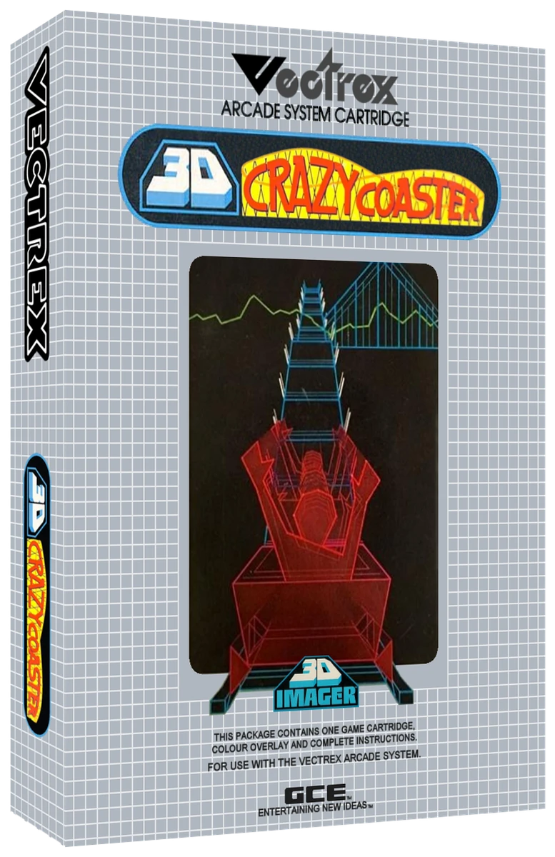 3D Crazy Coaster box art