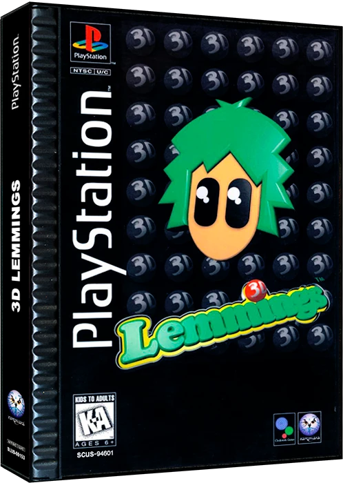3D Lemmings box art