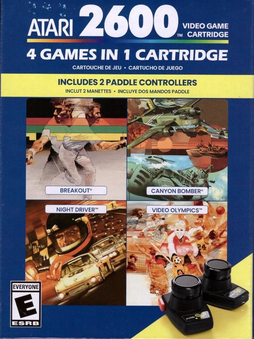 4 Games In 1 Cartridge box art