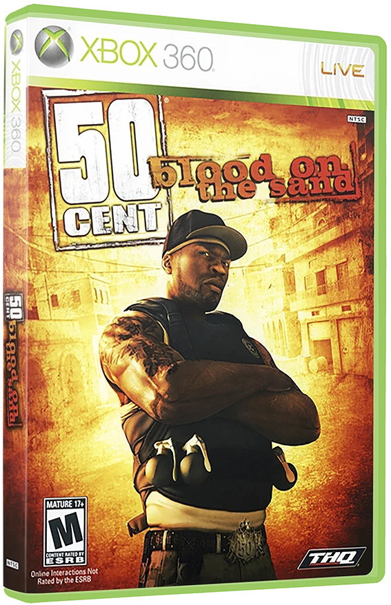 50 Cent: Blood on the Sand box art