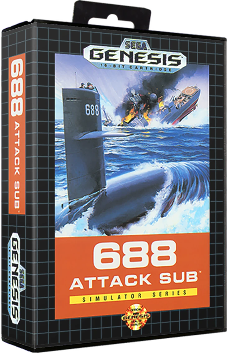688 Attack Sub box art