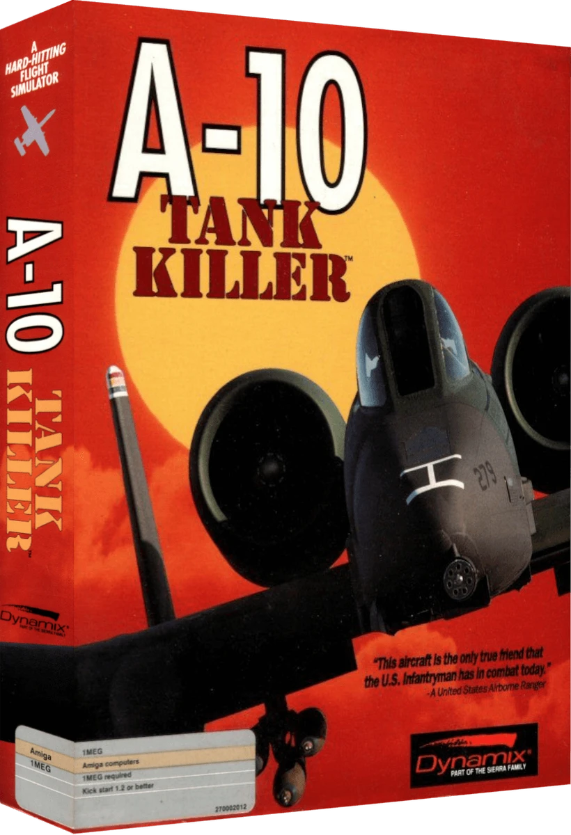 A-10 Tank Killer box art