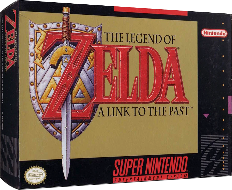 Zelda Link to the Past box art