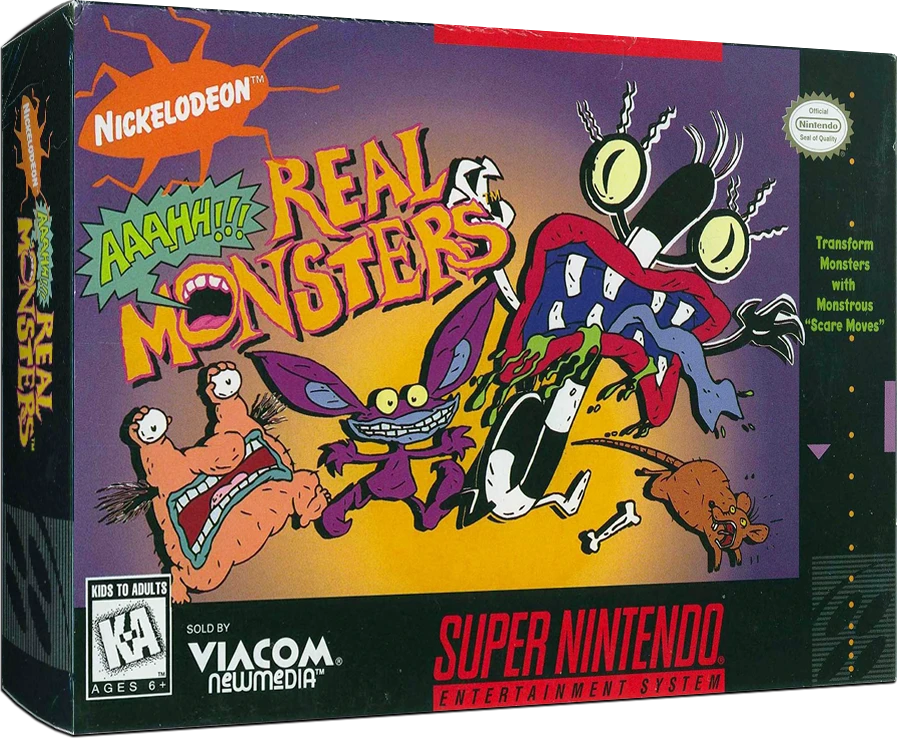 AAAHH Real Monsters box art