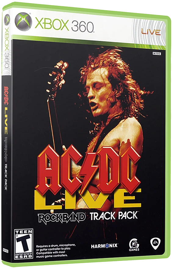 AC/DC Live: Rock Band box art