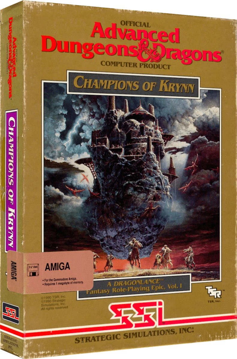 Advanced Dungeons & Dragons: Champions of Krynn box art