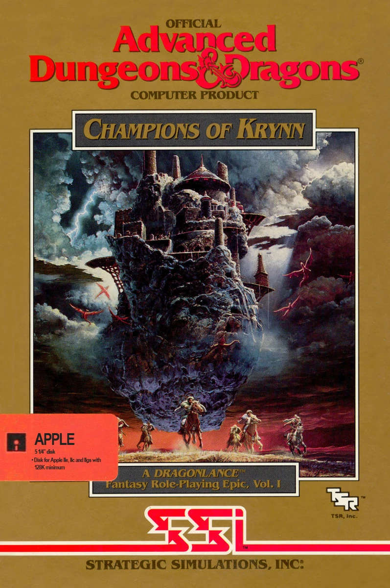 Advanced Dungeons & Dragons: Champions Of Krynn box art
