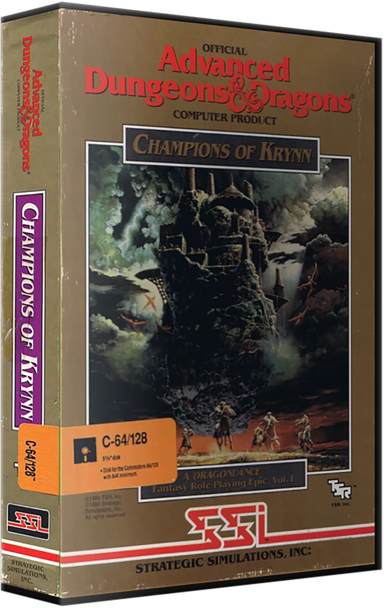Advanced Dungeons & Dragons Champions of Krynn box art