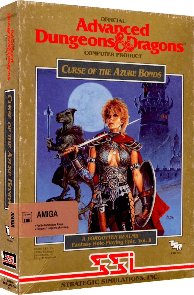 Advanced Dungeons & Dragons Curse of the Azure Bonds box art