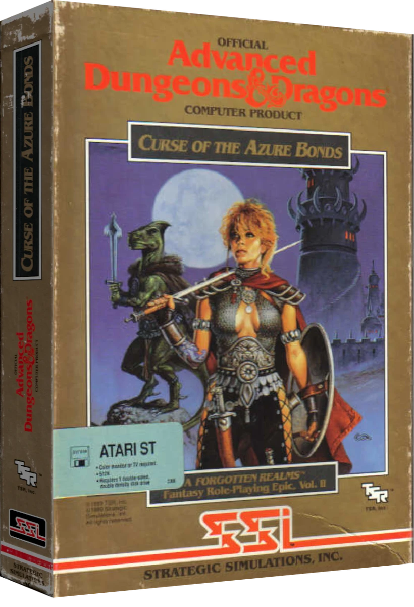 Advanced Dungeons & Dragons: Curse Of The Azure Bonds box art
