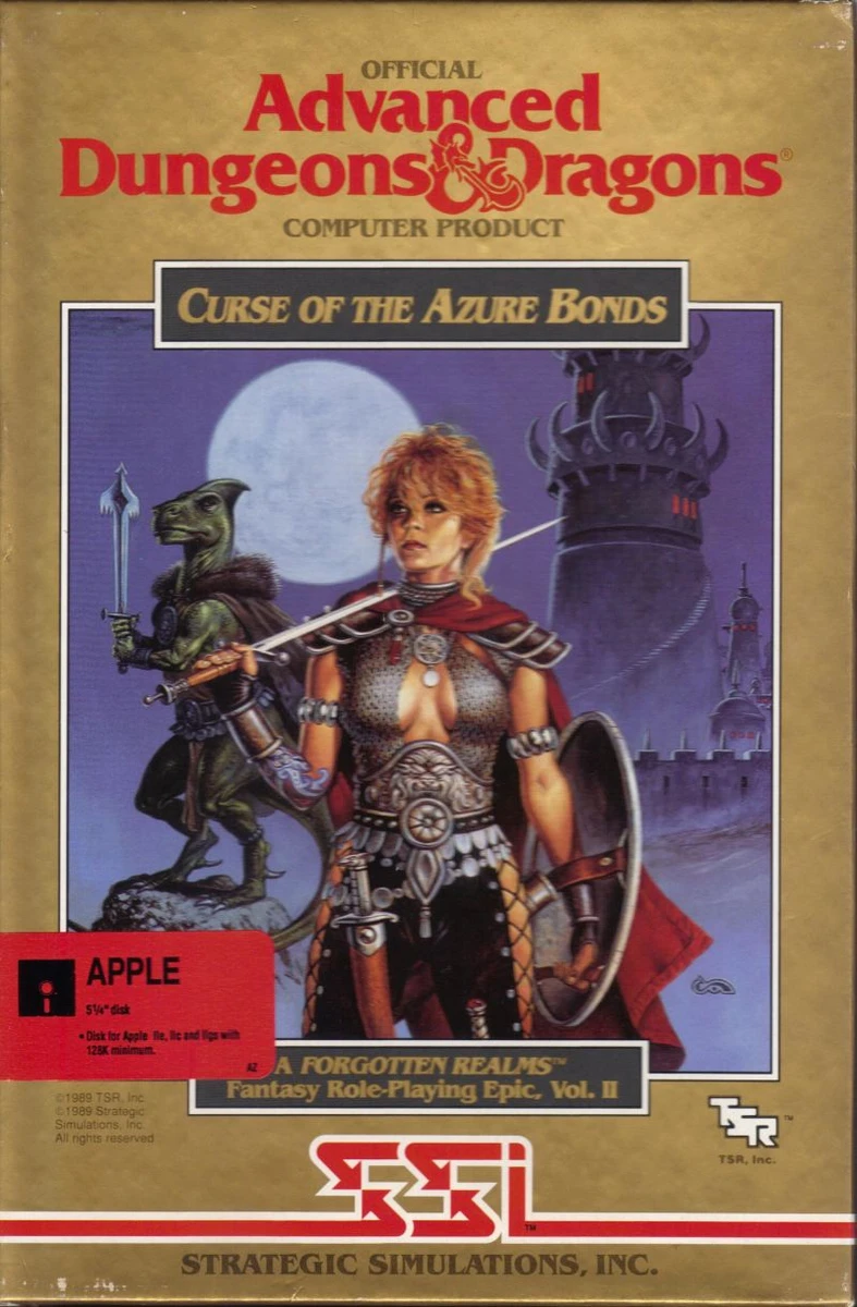 Advanced Dungeons & Dragons Curse Of The Azure Bonds box art