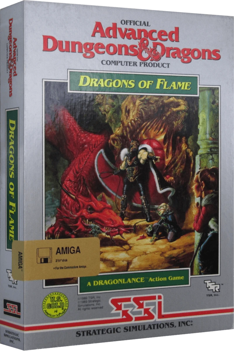 Advanced Dungeons & Dragons: Dragons Of Flame box art