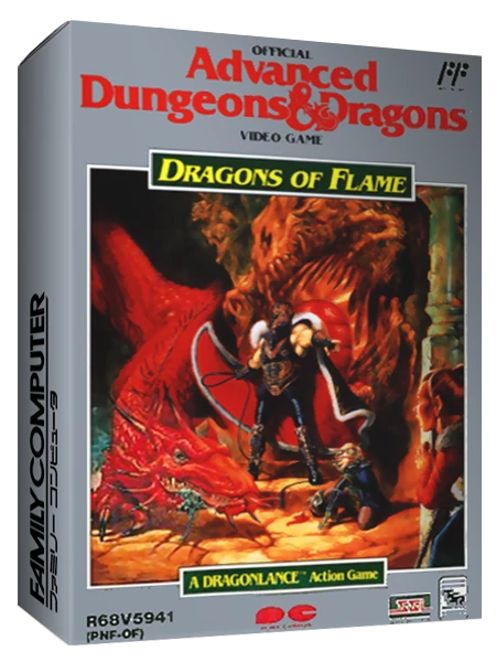 Advanced Dungeons & Dragons: Dragons of Flame box art