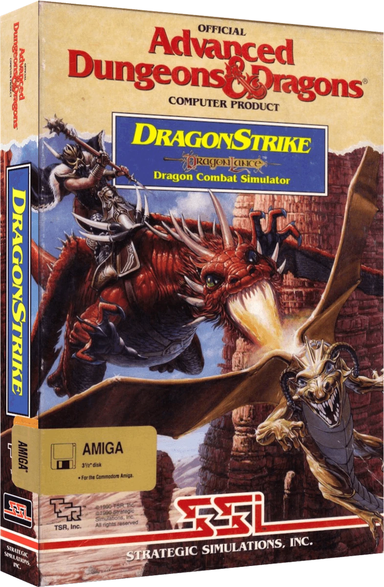 Advanced Dungeons & Dragons: Dragonstrike box art