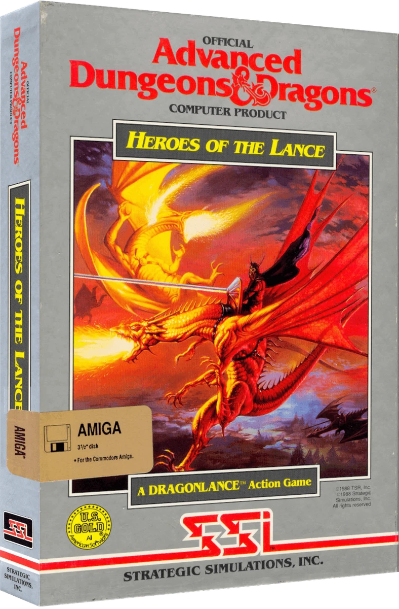 Advanced Dungeons & Dragons Heroes Of The Lance box art