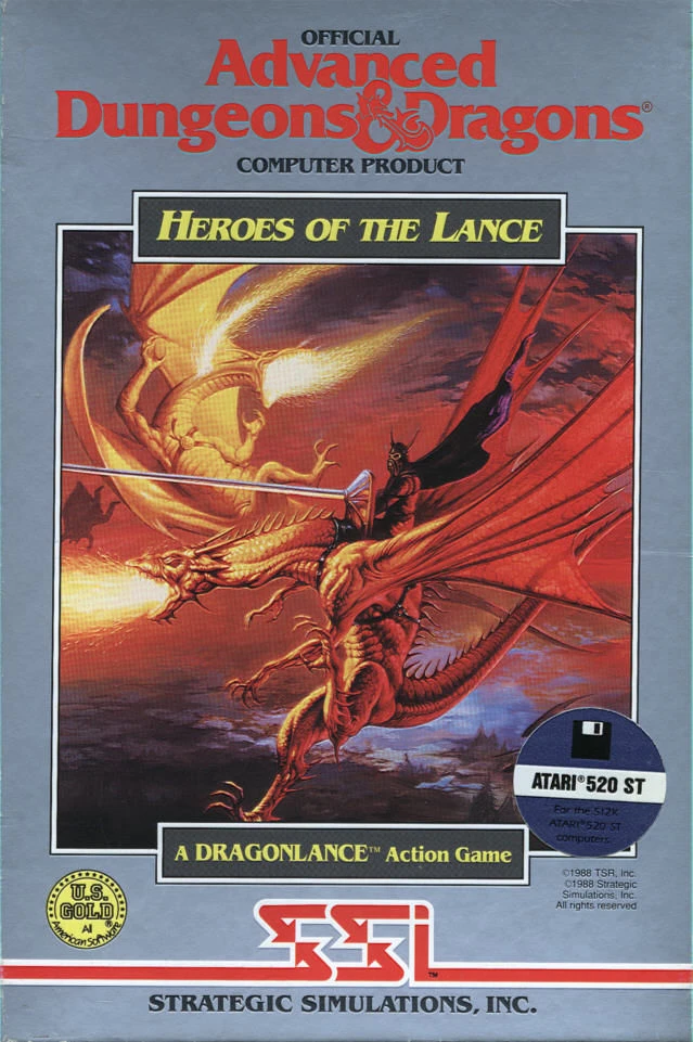 Advanced Dungeons & Dragons Heroes Of The Lance box art