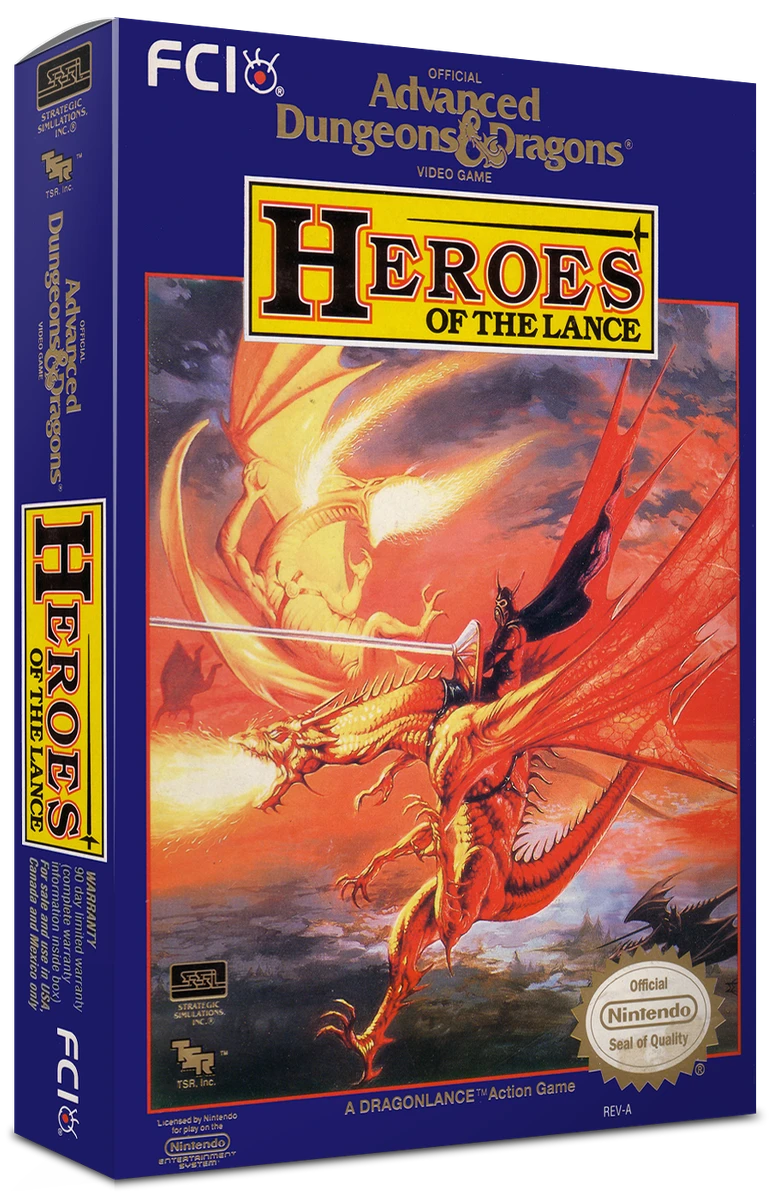 Advanced Dungeons & Dragons Heroes of the Lance box art