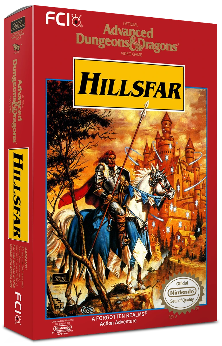 Advanced Dungeons & Dragons: Hillsfar box art