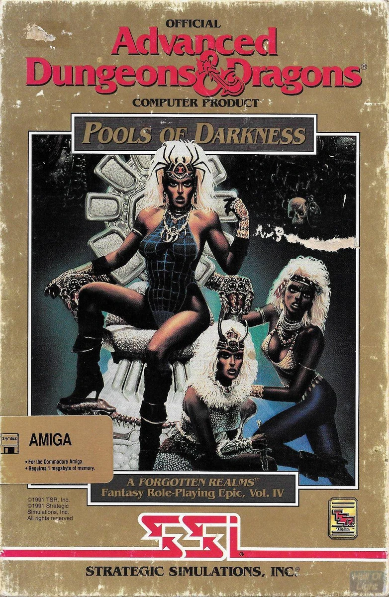 Advanced Dungeons & Dragons: Pools of Darkness box art