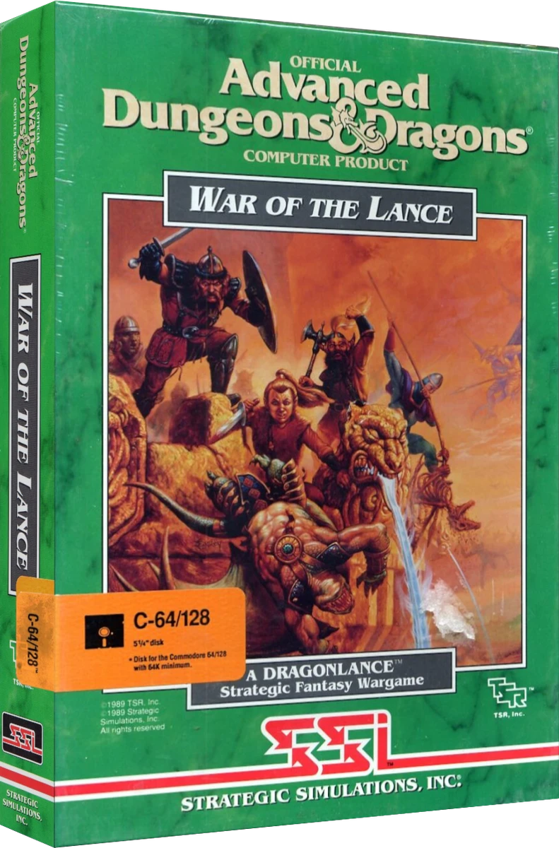 Advanced Dungeons & Dragons War Of The Lance box art