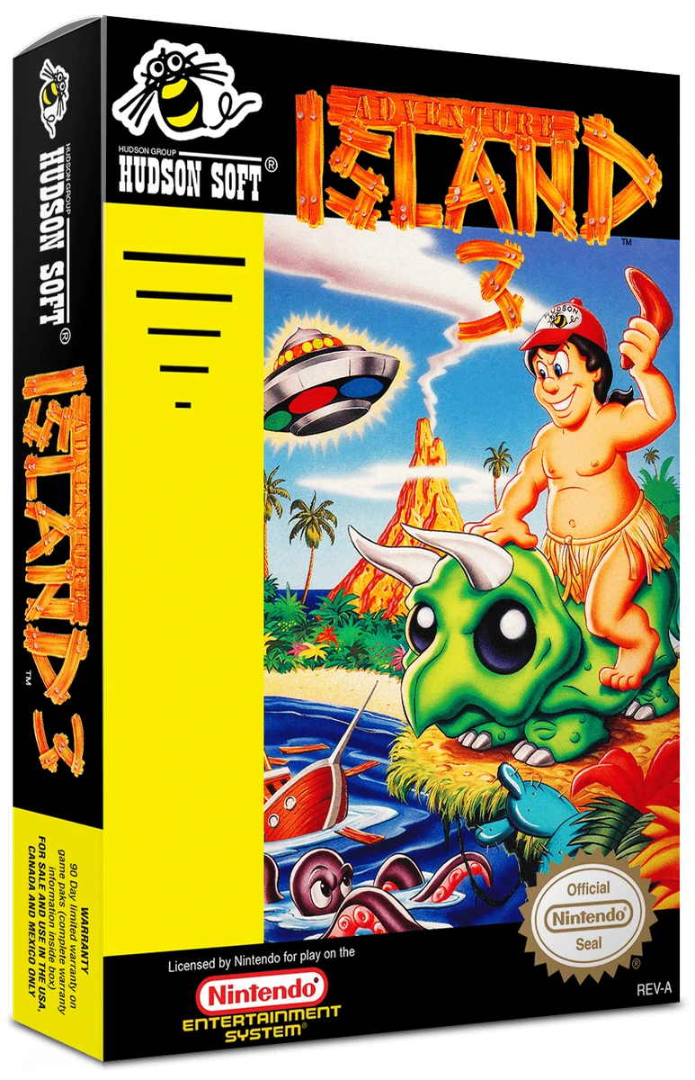 Adventure Island 3 box art