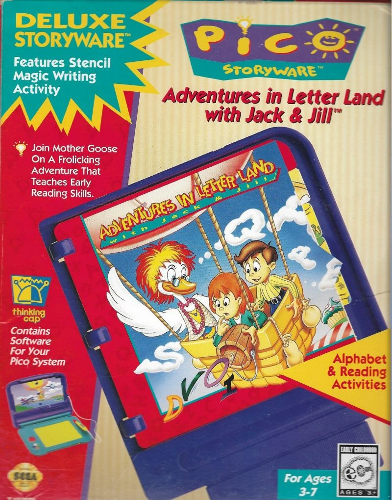 Adventures in Letter Land with Jack & Jill box art