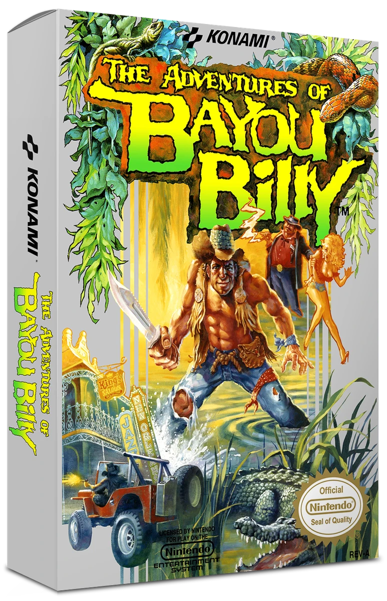 Adventures of Bayou Billy box art