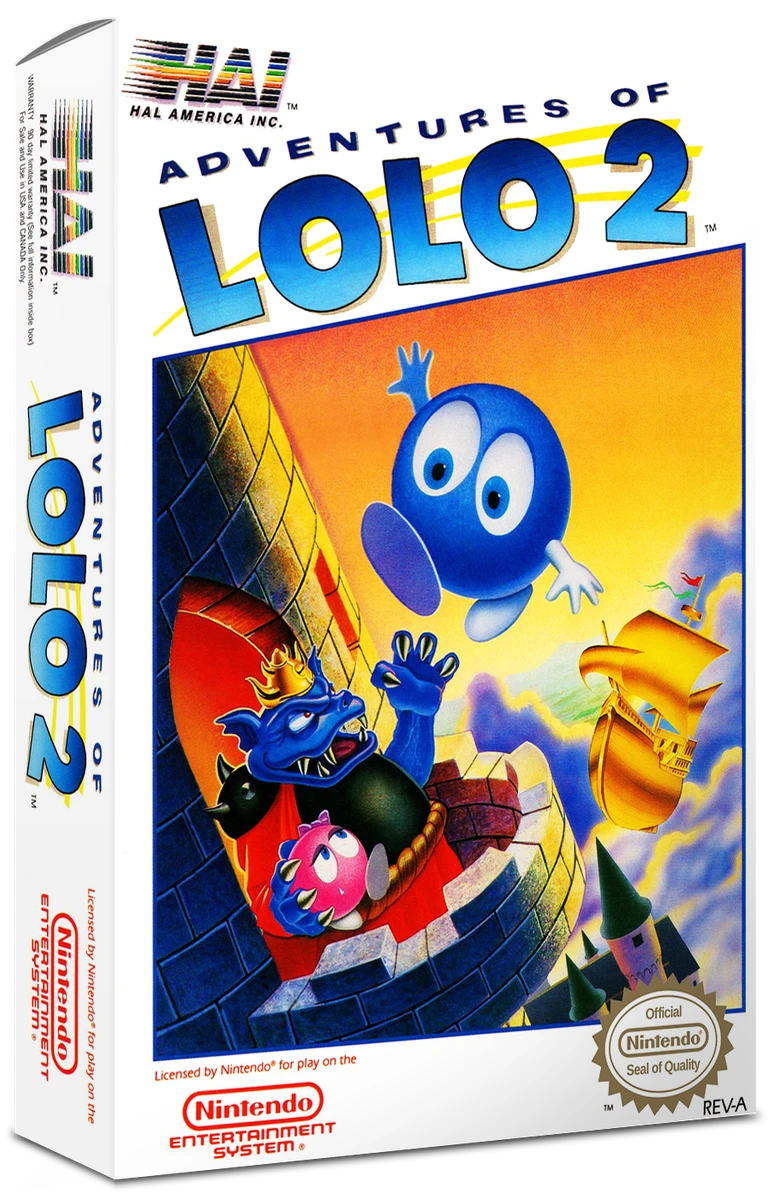 Adventures of Lolo 2 box art