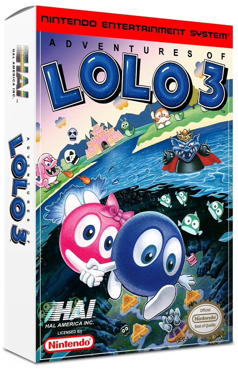 Adventures of Lolo 3 box art