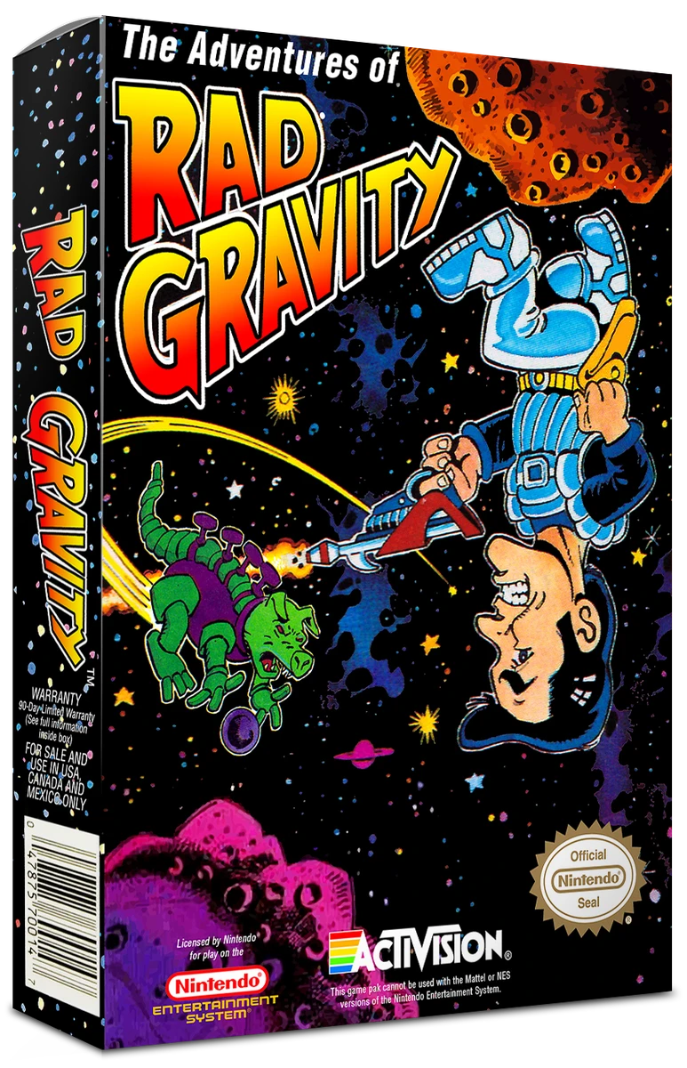 Adventures of Rad Gravity box art