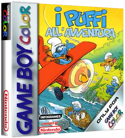 Adventures of the Smurfs box art