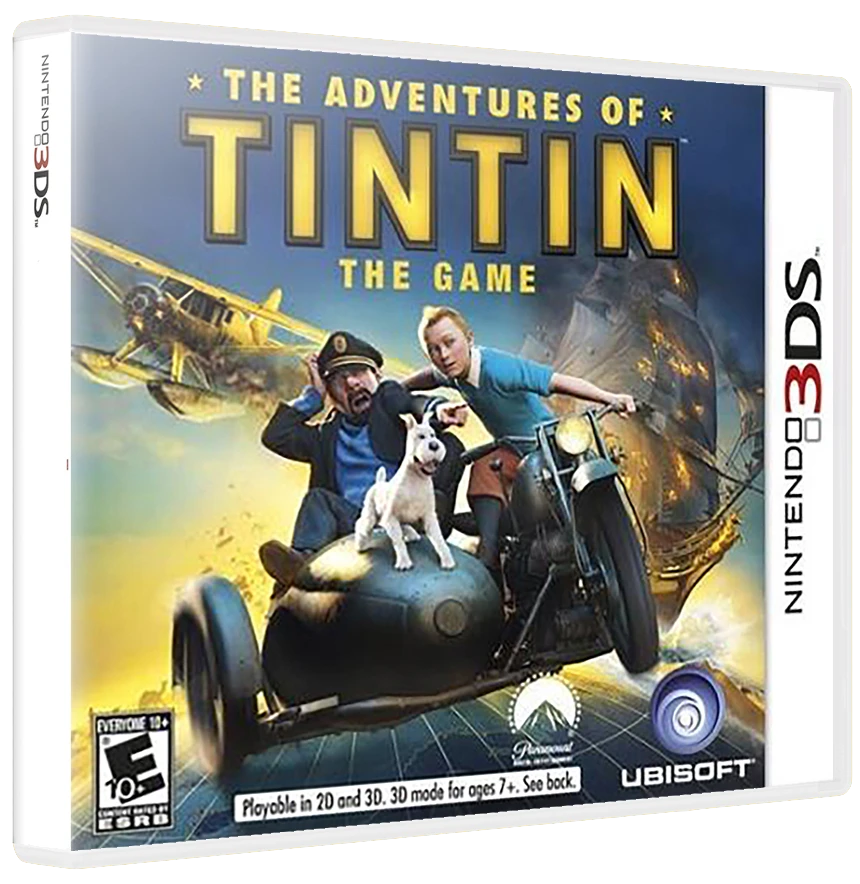 Adventures of Tintin: The Game box art