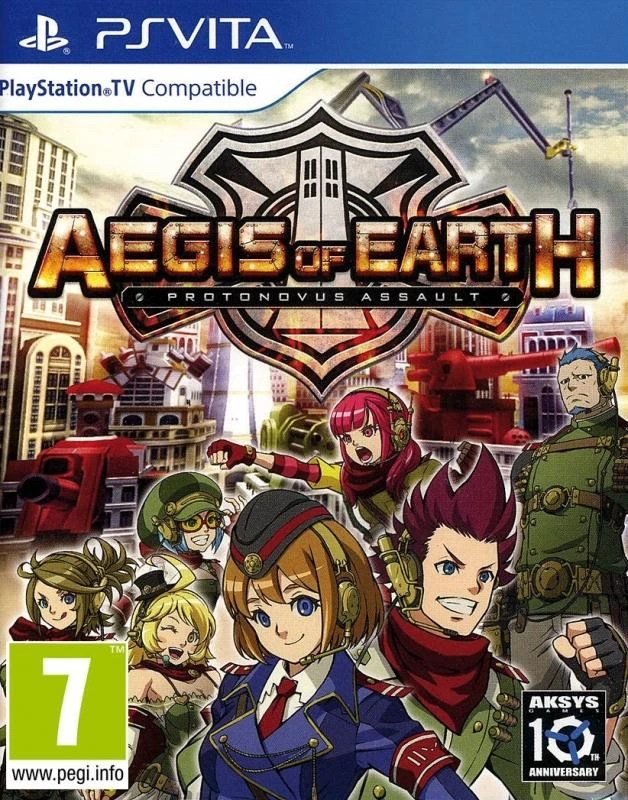 Aegis of Earth: Protonovous Assault box art
