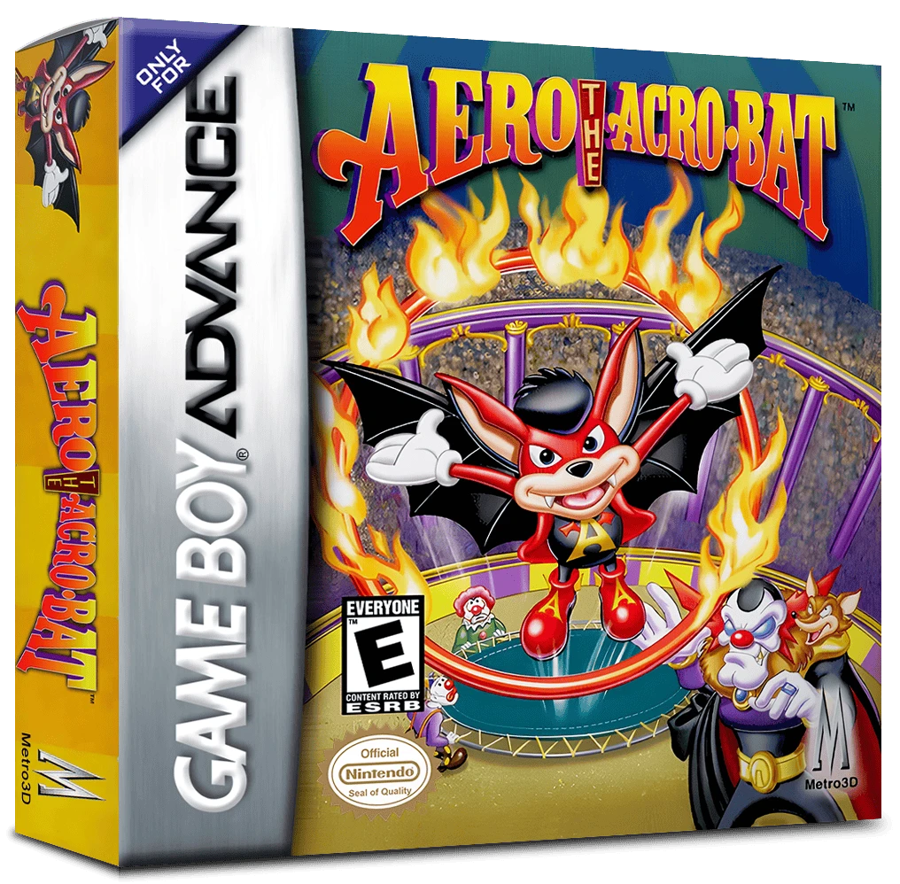 Aero the Acro-Bat box art