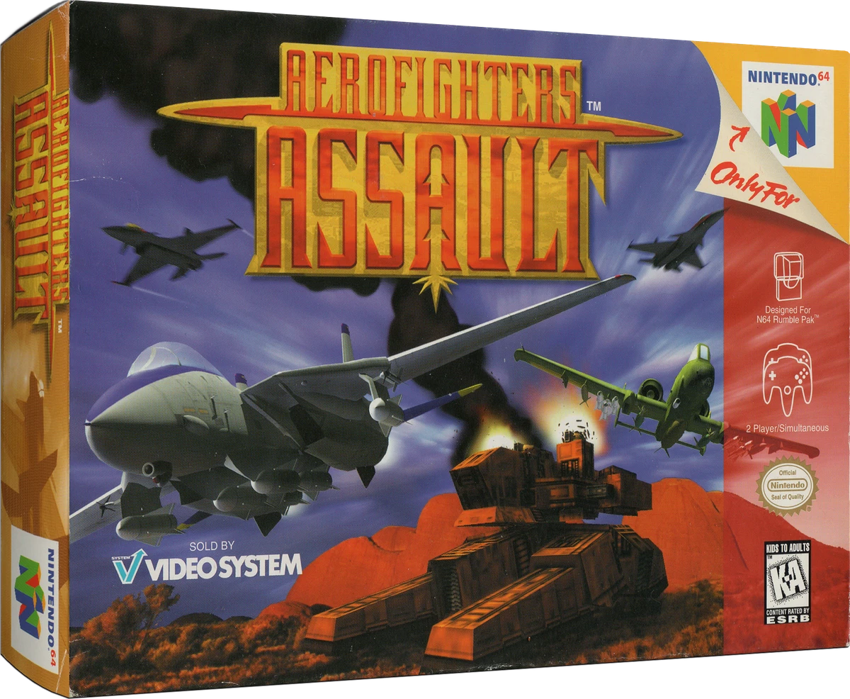 Aerofighters Assault box art