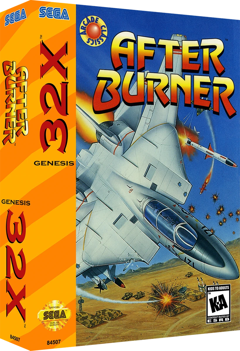 After Burner Complete box art