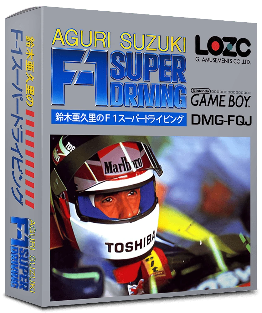 Aguri Suzuki F-1 Super Driving box art