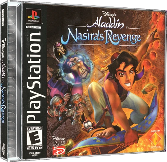 Aladdin in Nasira's Revenge box art