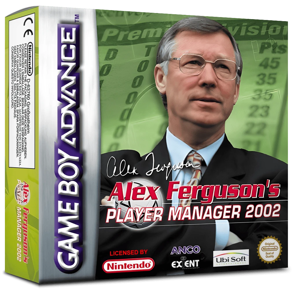 Alex Ferguson's Player Manager 2002 box art