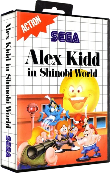 Alex Kidd in Shinobi World box art