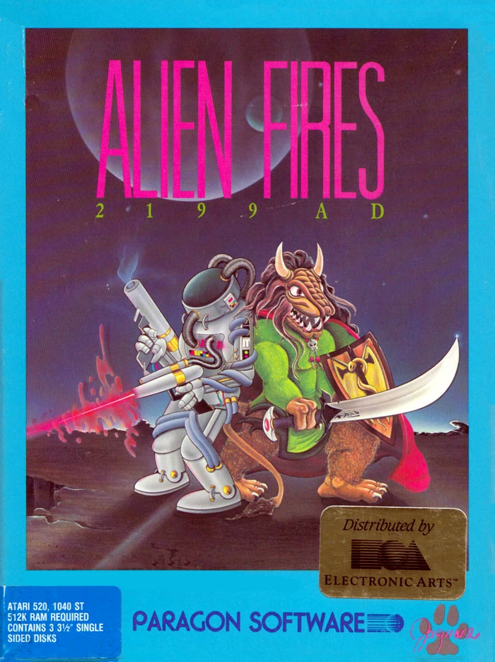 Alien Fires: 2199 AD box art