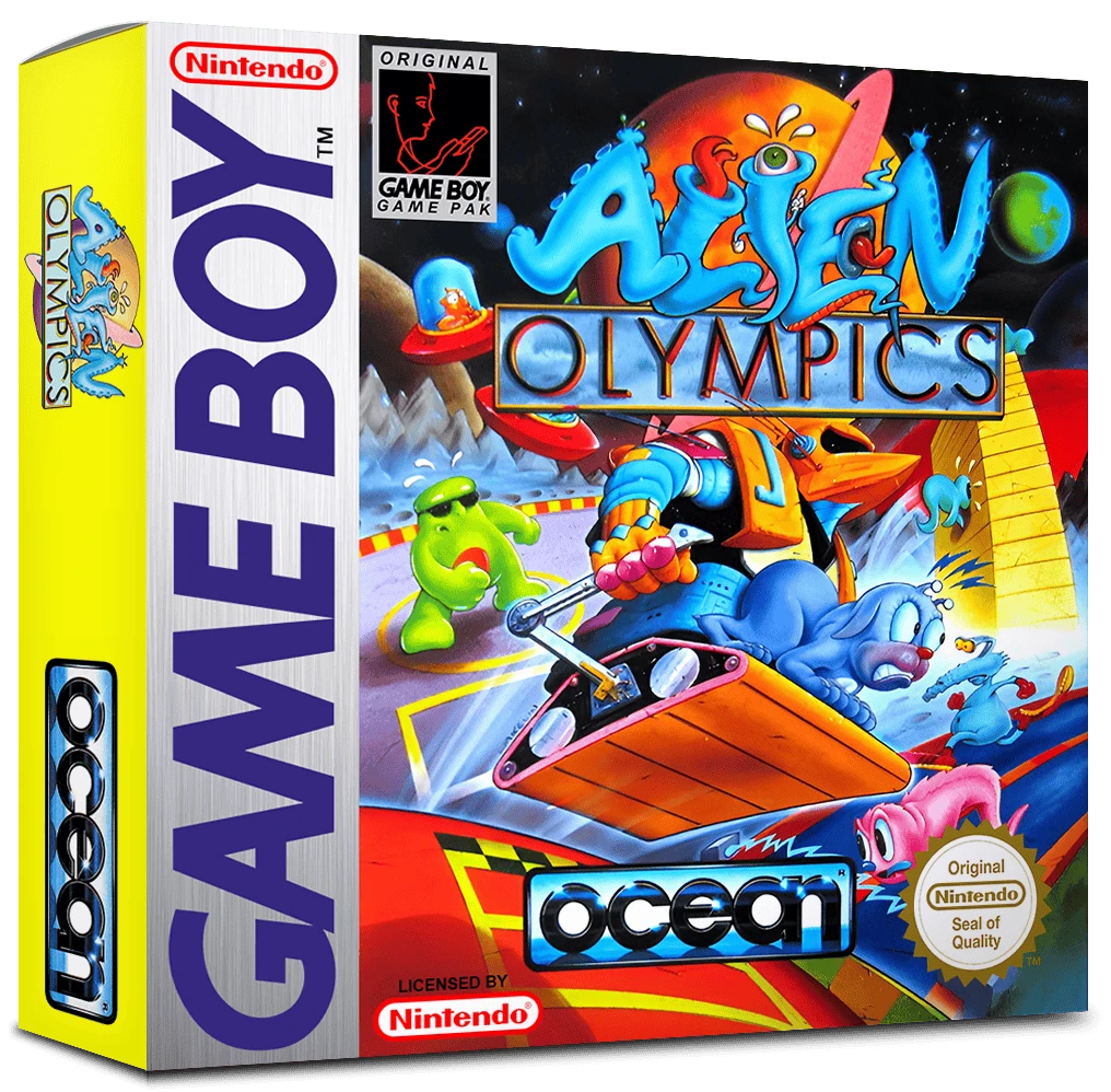 Alien Olympics box art